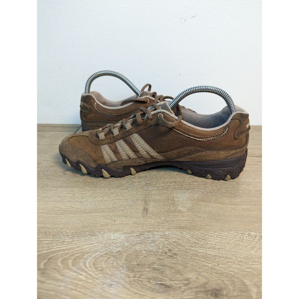 Skechers Womens Compulsions Blender 46884 Brown Casual Shoes Sneakers Size 10 - Picture 7 of 9